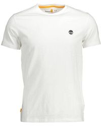 Timberland - White Cotton Men T - Lyst