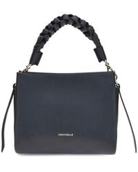 Coccinelle - Black Calf Leather Bos Taurus Handbag - Lyst