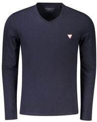 Guess - Blue Cotton T - Lyst