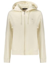 Napapijri - White Cotton 's Hoodie - Lyst