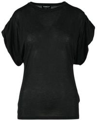 Dondup - Black Viscose T - Lyst