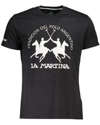 La Martina - Cotton T-Shirt - Lyst