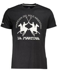 La Martina - Cotton T-Shirt - Lyst