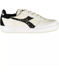 Diadora - White Fabric Sneaker - Lyst
