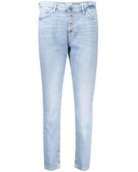 Guess - Light Blue Cotton Jeans & Pant - Lyst