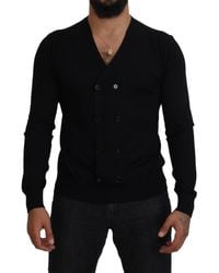 Dolce & Gabbana - Elegant Cashmere Cardigan Sweater - Lyst