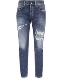 Dondup - Distressed Cotton Mius Jeans - Lyst