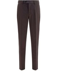 Brunello Cucinelli - Brown Cotton Casual Pants - Lyst