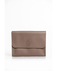 Trussardi - Brown Polyester Men Clutch - Lyst
