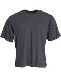 Dolce & Gabbana - Cotton Round Neck Short Sleeve T-Shirt - Lyst