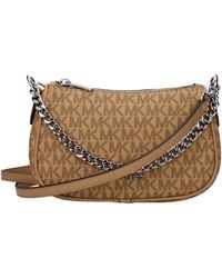 Michael Kors - Carmela Handbag For Fabric/Hazelnut - Lyst