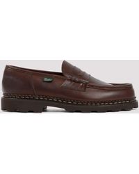 Paraboot - Brown Leather Reims Loafers - Lyst