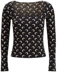 Marine Serre - Polyamide Top - Lyst
