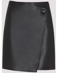 By Malene Birger - Black Leather Esmaa Skirt - Lyst