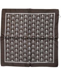 Dolce & Gabbana - Skull Silk Square Foulard Scarf - Lyst