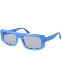 Guess - Blue Plastic Sunglasses - Lyst