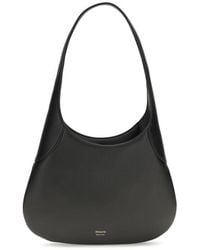 KHAITE - Calf Leather Bos Taurus Shoulder Bag - Lyst