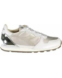 Diadora - Gray Fabric Sneaker - Lyst