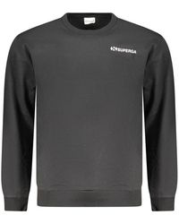 Superga - Black Cotton Men's Sweatshirt - Lyst