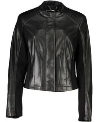 Guess - Chic Contrast Detail Long Sleeve Jacket - Lyst