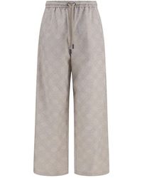 Off-White c/o Virgil Abloh - Beige Cotton Casual Pants - It46 | S - Lyst