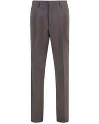 Lardini - Gray Viscose Dress Pants - Lyst