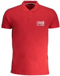 Roberto Cavalli - Cotton Polo Shirt - Lyst