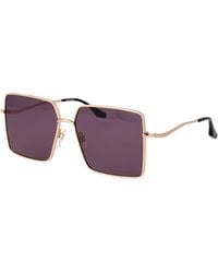 Trussardi - Gold Stainless Steel Sunglasses - Lyst