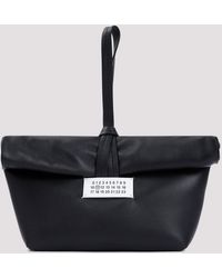 Maison Margiela - Black Ovine Leather Clutch Bag - Lyst