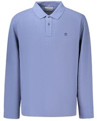 Timberland - Blue Cotton Men's Polo Shirt - Lyst
