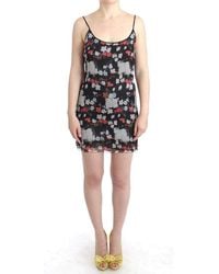 CoSTUME NATIONAL - C'n'c Floral Silk Mini Dress - Lyst
