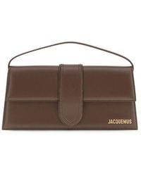 Jacquemus - Brown Calf Leather Bos Taurus Shoulder Bag - Lyst