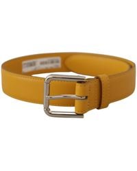 Dolce & Gabbana - Elegant Leather Belt - Lyst
