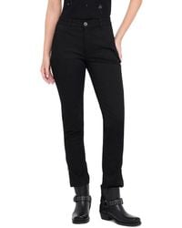 Liu Jo - Black Cotton Dress Pants - Lyst