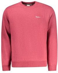 Pepe Jeans - Rosso Cotton Men Sweatshirt - Lyst