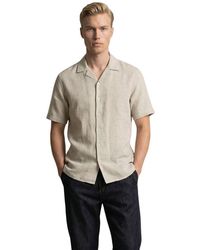 Gianni Lupo - Linen Shortsleeve Shirt - Lyst