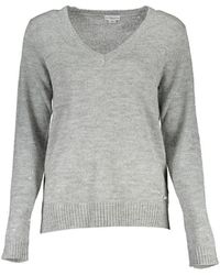 U.S. POLO ASSN. - Elegant Long-Sleeved V-Neck Sweater - Lyst