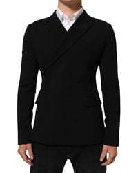 Dolce & Gabbana - Wool Double Breasted Jacket Blazer 02+Wv Clothing - Lyst