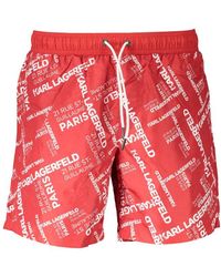 Karl Lagerfeld - Polyester Swimwear - Lyst