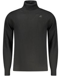 K-Way - Black Wool Men Sweater - S - Lyst