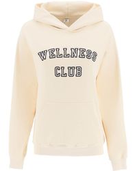 Sporty & Rich - Sporty Rich Hoodie With Lettering Logo - Lyst