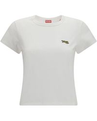 KENZO - White Cotton Sportswear - Lyst