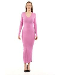 Moschino - Multicolor Viscose Casual Dress - Lyst