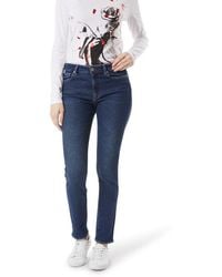 Gas - Blue Cotton Slim Fit Jeans - Lyst