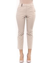 Peserico - Slim Fit Regular Waist Jeans & Pant - Lyst