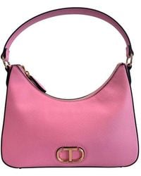 Twinset - Pink Pu Shoulder Bag - Lyst
