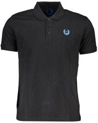 Gianmarco Venturi - Black Cotton Men's Polo Shirt - Lyst