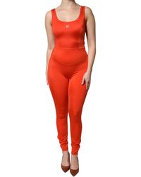 Dolce & Gabbana - Sleeveless Bodycon Jumpsuit Dress - Lyst