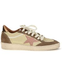 Golden Goose - Leather Sneakers Ball Star Vintage - Lyst