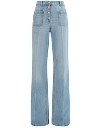 Valentino - Blue Cotton Jeans Denim - Lyst
